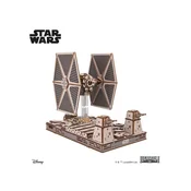 UGEARS 3D sestavljanka Star Wars: TIE Fighter 400 kosov