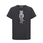 Cat e Lolette Majica Minimalist Cat siva