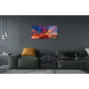 tulup.si Slika na akrilnem steklu Pisane fraktali 120x60 cm 4 obešalnika