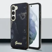 Guess Ovitek Guess Golden Black Marble Collection za Samsung Galaxy S23 (GUHCS23SHTMRSK)