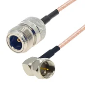 shumee Pigtail F vtič RA/N vtičnica RG316 50om 2m