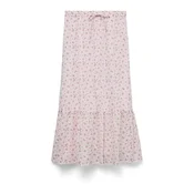VERO MODA Suknja VMTRINE maslinasta / roza / pastelno roza