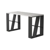 Hanah Home Radni sto boje meda i antracita 140x75x60 cm, Bijela