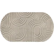 wash+dry PREDPRAŽNIK Sand Twist 50/90 cm potiskano bež