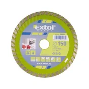 Extol Craft Diamantni rezalni disk (108853) turbo, 150x22.2mm, dry and wet cutting