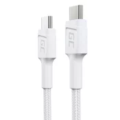 Green Cell Zeleno celico GC PowerStream USB kabel USB 3.2 Gen 1 (3.1 Gen 1) 0.3 m USB C bel, hitro polnjenje, pletena zaščita