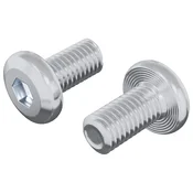 vidaXL vidaXL Zaklepni vijak Enobarvno 2 pcs srebrna M6 x 12 mm Jeklo, (5000163925)