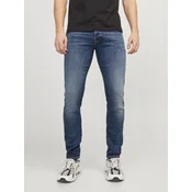 Jack & Jones Jeans hlače Iglenn Fox 12250486 Modra Slim Fit
