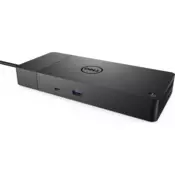 DELL WD19S-130W Žicano USB 3.2 Gen 2 (3.1 Gen 2) Type-C Crno