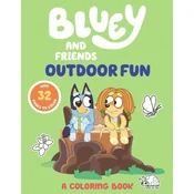 Bluey: Outdoor Fun: A Coloring Book