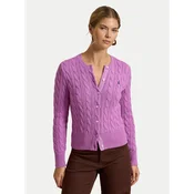 Polo Ralph Lauren Pletena jopica 211971868511 Roza Regular Fit