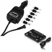Napajalnik za omrežni polnilnik od 12V do 1,5-12V 800 mA + 6 adapterjev + adapter za kasete