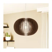 Eglo 95026 - Viseča svetilka STELLATO na kablu 1xE27/60W/230V, premer 70 cm, rjava