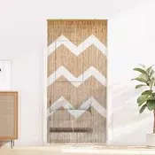 vidaXL Zavesa proti insektom večbarvno 200 x 100 cm Bambus