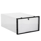 springos Prozorna škatla za čevlje z zavihkom 34 x 23 x 13,5 cm, (21635755)