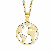 Originalna pozlačena ogrlica Globe Globe 30452.EG