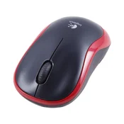 Logitech M185 bežicni miš, crveni, 910-002240