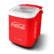 Coca Cola Retro SEB-28 CC crveni aparat za ledene kocke / proizvodac leda