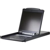 Aten CL1308N-ATA-GG 8-Port PS/2-USB VGA 19 LCD Stikalo KVM with German keyboard