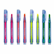 Označevalnik Q-Connect Eco PET - komplet 4x3 barv