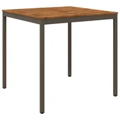 vidaXL Vrtni Bar Miza Naravna in kava 110 x 108,5 x 105 cm