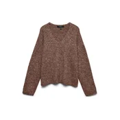 VERO MODA Pulover VMBERRY rjava