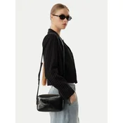 Calvin Klein Ročna torba Foil Logo Glossy  LV04F3539G Črna