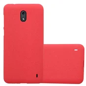 Cadorabo Cadorabo Case, združljiv z Nokia v Frost Red - Zaščitni pokrov, narejen iz fleksibilnega silikona TPU, (20571123)
