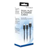 Dvojni polnilni kabel Kyzar Play & Charge - 3 m (PS5)