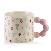 Mondex skodelica porcelan Mondex Naria 9x14x8 pastelno zelena 1kos, (5000300844)
