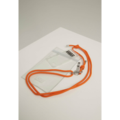 I Phone 8 Accessory Necklace - Transparent/Orange