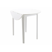 Miza Denton 1295 Bela, 77cm, Podaljšanje, MDF plošča, Les