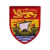 shumee Našitek grba New Brunswicka - magnetna podlaga - vezen našitek/značka/emblem