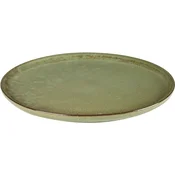 SERAX Surface L krožnik 27 cm, camo zelena
