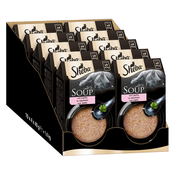 Varčno pakiranje Sheba Classic Soup vrečke 80 x 40 g - z lososom