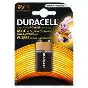 Duracell - 1 kom alkalijska baterija Basic 9V 550 mAh