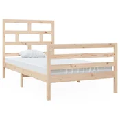 Vidaxl Posteljni okvir iz borovine 100x200 cm