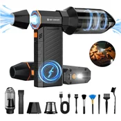 K&F CONCEPT 2-in-1 Magnetic Compressed Air Duster, Electric Air Duster 300000RPM Vacuum