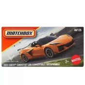 Matchbox: mali avto v škatlici iz kartona 2023 Chevy Corvette Z06 kabriolet