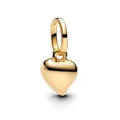 Pandora Majhen pozlačen obesek Heart Shine 763691C00