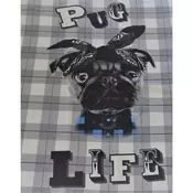 Kuhinjska krpa print Pug 45x70cm