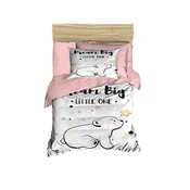 Lessential Maison PH136 Set Posteljine za Bebe u Roze, Beloj i Crnoj Boji
