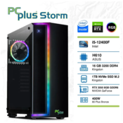 PCPLUS gaming računalnik Storm (Core i5 2.5GHz, 16GB, 1TB SSD, GeForce RTX 3050 8GB, RGB)