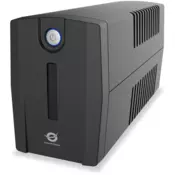 Conceptronic ZEUS01G neprekidan tok energije (UPS) Line-Interactive 0,65 kVA 360 W 2 utičnice naizmjenične struje