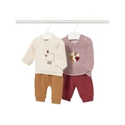 Mayoral komplet_2_par_spodni_dresowych_i_2_bluz 2621 Pisana Regular Fit