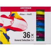Amsterdam Komplet akrilnih barv Amsterdam 36x20ml