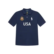 Polo Ralph Lauren Polo majica 323B23441001 Mornarsko modra Regular Fit