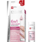 EVELINE - NAIL THERAPY 6in1 CARE&COLOUR PINK 5ml