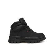 TOMMY HILFIGER Škornji MICHIGAN črna