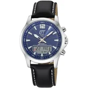 ETT Eco Tech Time EGA-11714-31L Mens Watch Radio-controlled Solar Drive Professional Chronograph 45mm 5ATM